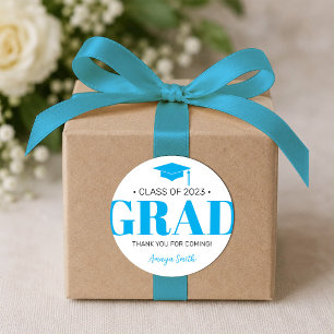 Simple Modern GRAD Graduation Gift Sticker
