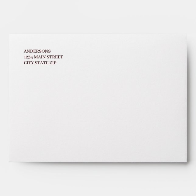 Simple Modern Halloween Party Invitation Envelope (Front)