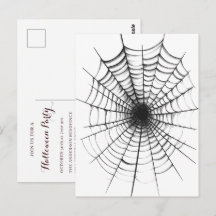 Simple Modern Halloween Party Invitation