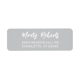 Simple Modern Hand Sketched Return Address
