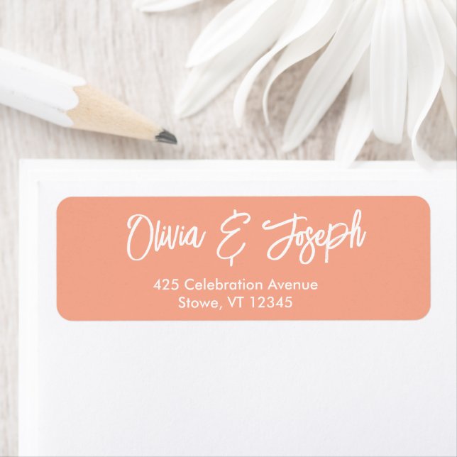 Simple Modern Hand Sketched Script Peach (Insitu)