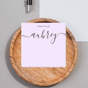 Simple Modern Handwritten Name Post-it Notes