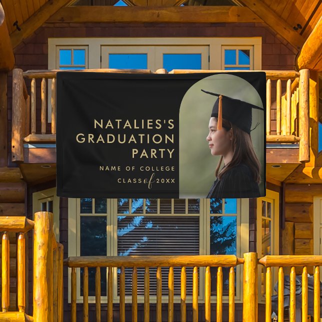 Simple Modern High School Or College Graduation Banner (Creator Uploaded)