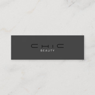 Simple Modern Hip Black  Business Card