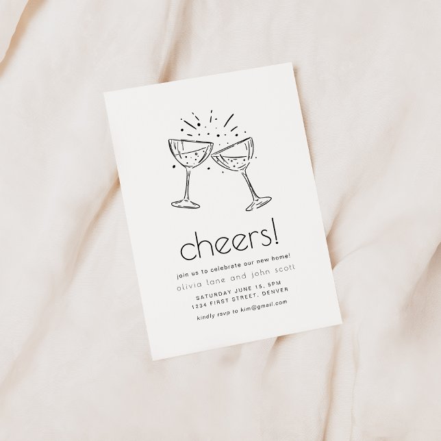 Simple Modern Housewarming Party Invite (Creator Uploaded)