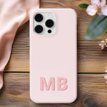 Simple Modern Initial Monogram iPhone 15 Pro Max Case<br><div class="desc">Simple Modern Initial Monogram Phone Case. Create your own personalised iPhone Case with custom initial name.</div>