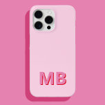 Simple Modern Initial Monogram iPhone 15 Pro Max Case<br><div class="desc">Simple Modern Initial Monogram Phone Case. Create your own personalised iPhone Case with custom initial name.</div>