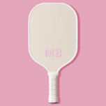 Simple Modern Initial Monogram Pickleball Paddle<br><div class="desc">Simple Modern Initial Monogram Pickleball Paddle. Create your own personalised pickleball with custom initial name.</div>