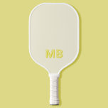 Simple Modern Initial Monogram Pickleball Paddle<br><div class="desc">Simple Modern Initial Monogram Pickleball Paddle. Create your own personalised pickleball with custom initial name.</div>