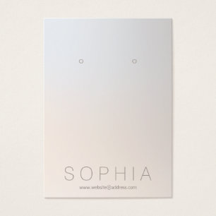 Simple Modern Jewellery Designer Earring Display