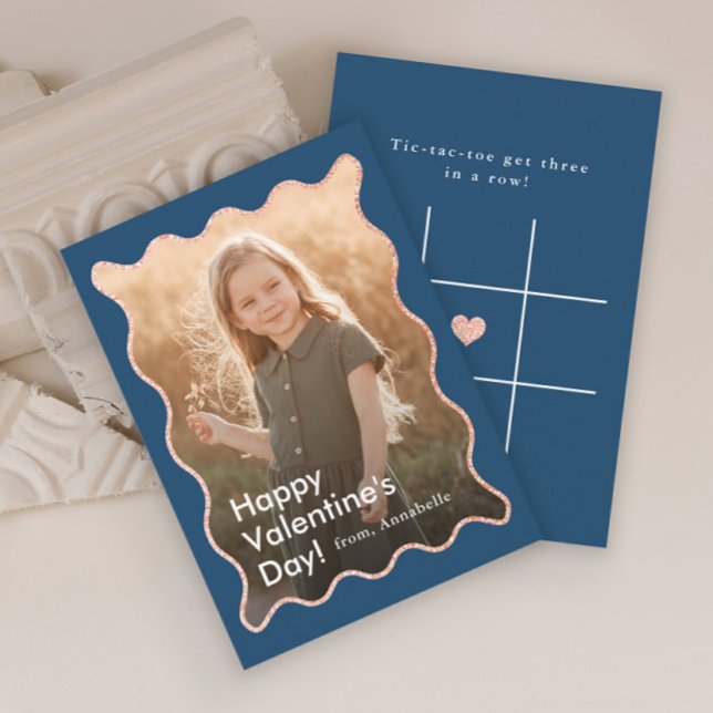 Simple Modern Kids Photo Classroom Valentine's Card (Creator Uploaded)