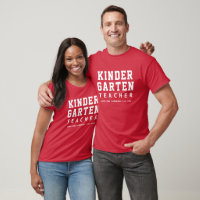 Simple Modern Kindergarten Teacher | School Name 