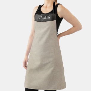 Simple Modern Linen Apron
