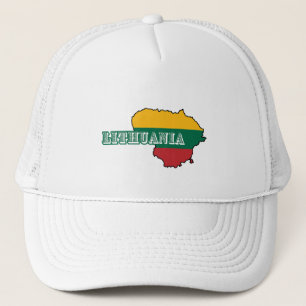 Simple Modern lithuania lietuva Flag Souvenir Trucker Hat