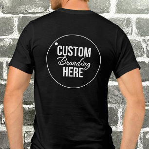 Simple Modern Logo Black Men's Tshirt