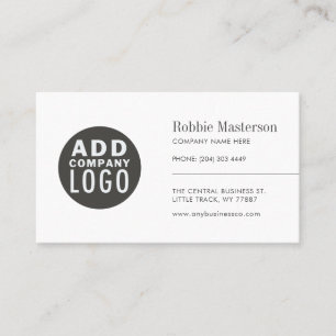 Simple Modern Logo Minimalist Business Card