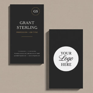 Simple Modern Logo Professional Business Card