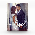 Simple Modern Love | Typography with Photo<br><div class="desc">This personalised photo block features your own photo,  with the word "love" as an overlay across the bottom in modern white typography.</div>