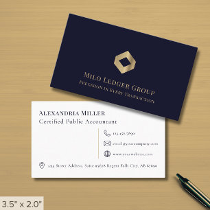 Simple Modern Luxury Brand Business Card