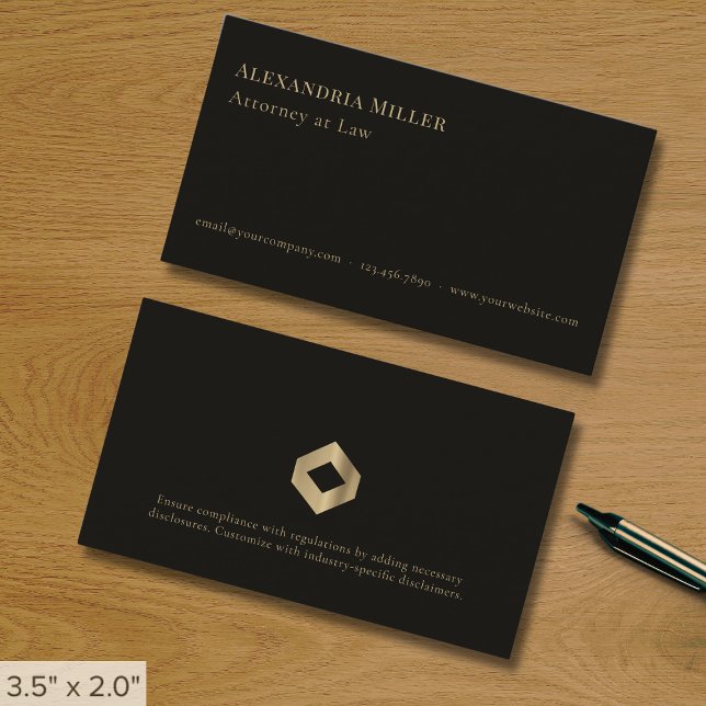 Simple Modern Luxury Business Card (Creator Uploaded)