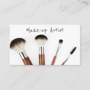 Simple Modern Make-up Artist Business Card