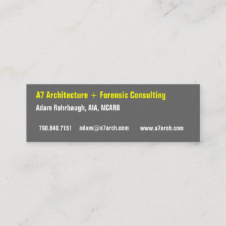 Simple - Modern Mini Business Card