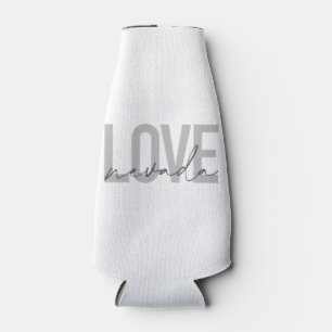 Simple, modern, minimal, cool design Love Nevada Bottle Cooler