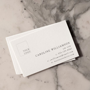 Simple Modern Minimal Elegant Professional Logo Business Card