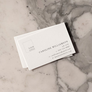 Simple Modern Minimal Elegant Professional Logo Business Card