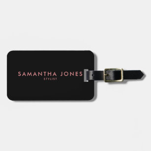 Simple Modern Minimal Luggage Tag
