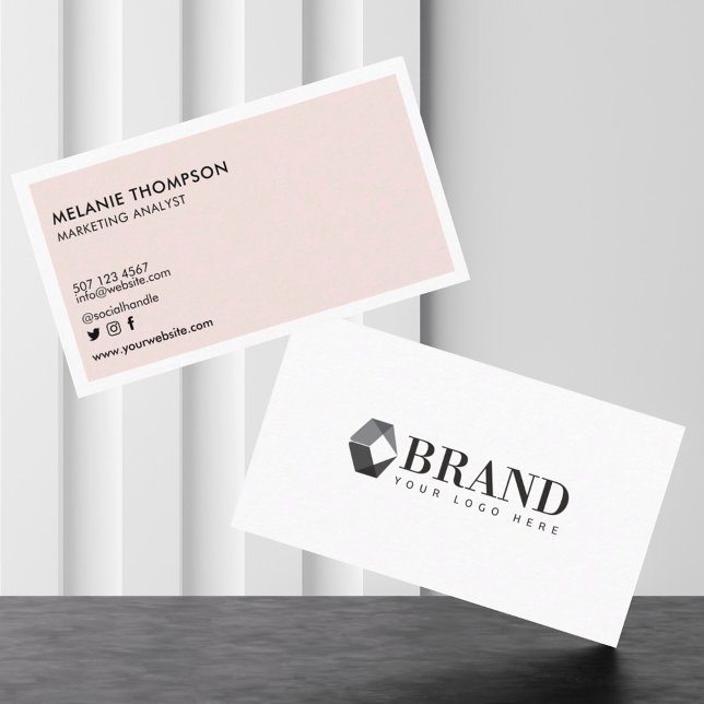Simple Modern Minimal Luxury Professional Logo Business Card (Creator Uploaded)