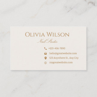 Simple Modern Minimal Professional Business Card