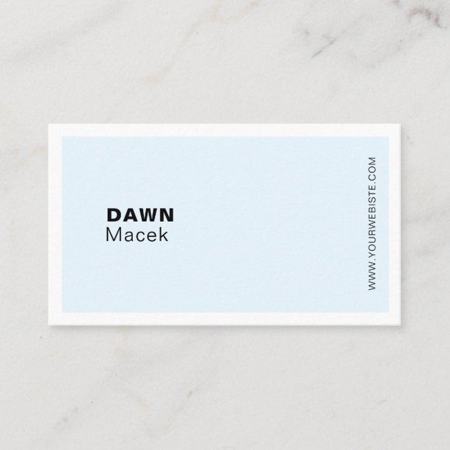 Simple, Modern, Minimal & Trendy Business Card (Front)