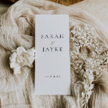 Simple Modern Minimal Wedding Ceremony Program<br><div class="desc">Simple Modern Minimal Wedding Ceremony Program
See matching collection in our store. One of our most popular wedding collections.</div>