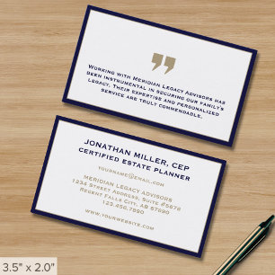 Simple Modern Minimalist Business Card