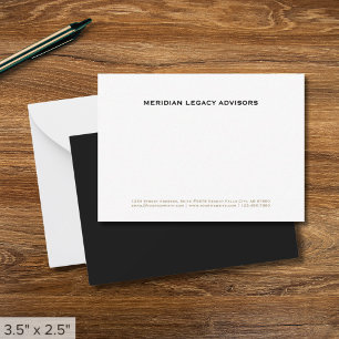 Simple Modern Minimalist Business Card