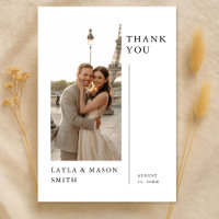 Simple Modern Minimalist Destination Wedding Photo
