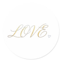 Simple modern Minimalist LOVE sticker