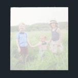 Simple Modern Minimalist Photo Notepad<br><div class="desc">This notepad design features a full-frame photo (lightened so that it's easy to use as a notepad). This photo notepad makes a wonderful gift for kids,  moms,  dads,  and grandparents!</div>
