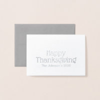 Simple Modern Minimalist Silver Foil