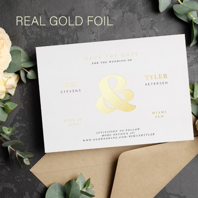 Simple modern minimalist typography wedding (Creator Uploaded)