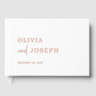 Simple Modern Minimalist | Wedding Rose Gold Foil