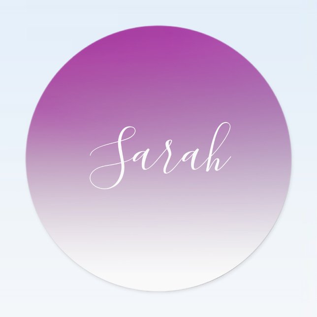 Simple Modern Minimalistic Purple Ombre Gradient (Creator Uploaded)