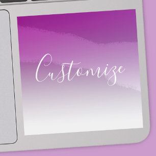 Simple Modern Minimalistic Purple Ombre Gradient