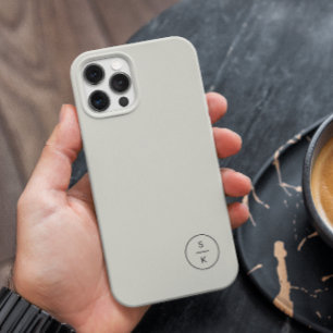 Simple Modern Monogram Name Case-Mate iPhone 14 Pro Max Case