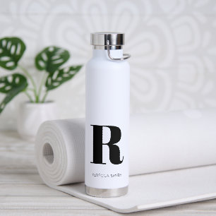 Simple Modern Monogram Water Bottle