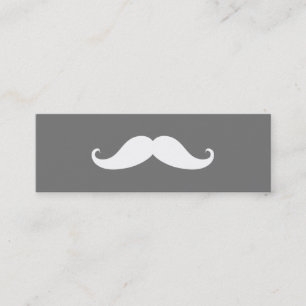 Simple Modern Moustache Barber Shop Mini Business Mini Business Card