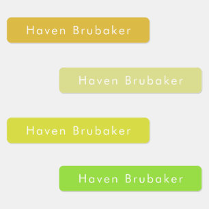 Simple Modern Names Custom Waterproof Kids
