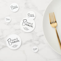 Simple Modern Neutral Baby Brunch