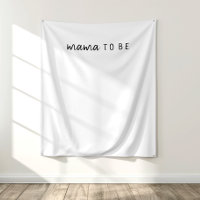 Simple Modern Neutral Mama To Be Backdrop